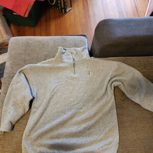 Men's FOXWOOD Classic Zip-Up Sweater in Light Gray